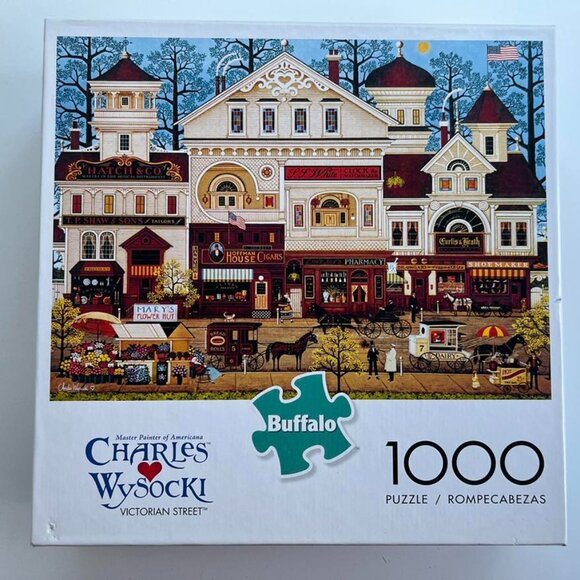 **2 FOR $40**   Charles Wysocki 1000-piece puzzle (new in sealed box) - Picture 1 of 1